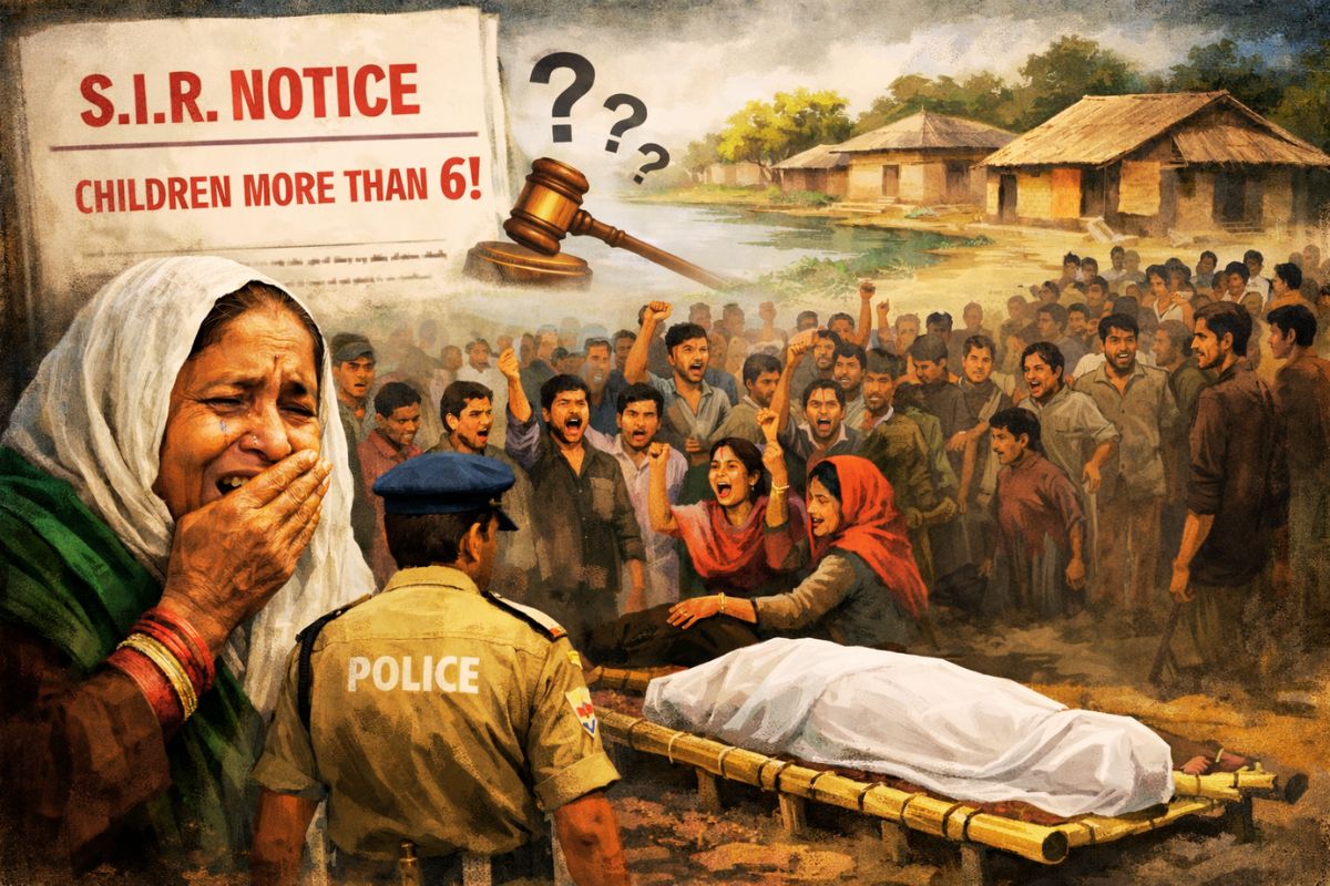 मुर्शिदाबाद के जलंगी में एक की मौत, परिवार ने कहा- एसआईआर के नोटिस से तनाव में थे अक्षत अली मंडल