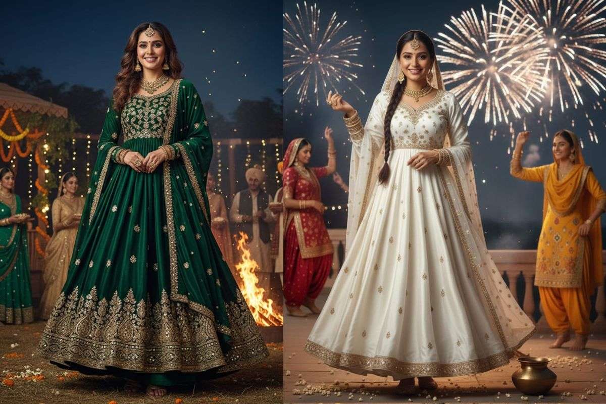 Anarkali Punjabi Suit for lohri