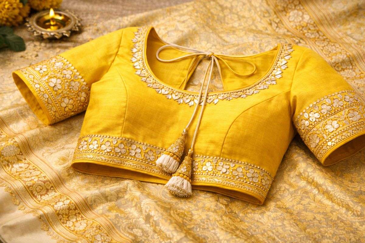 Gota Patti work blouse