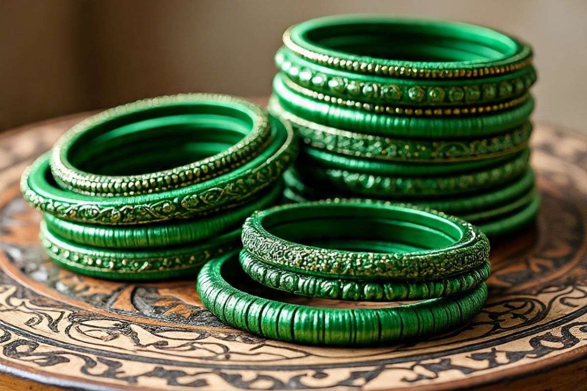 Jardoji Lakh Bangle Designs With Image