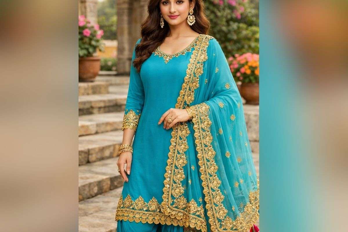 Lace work suit