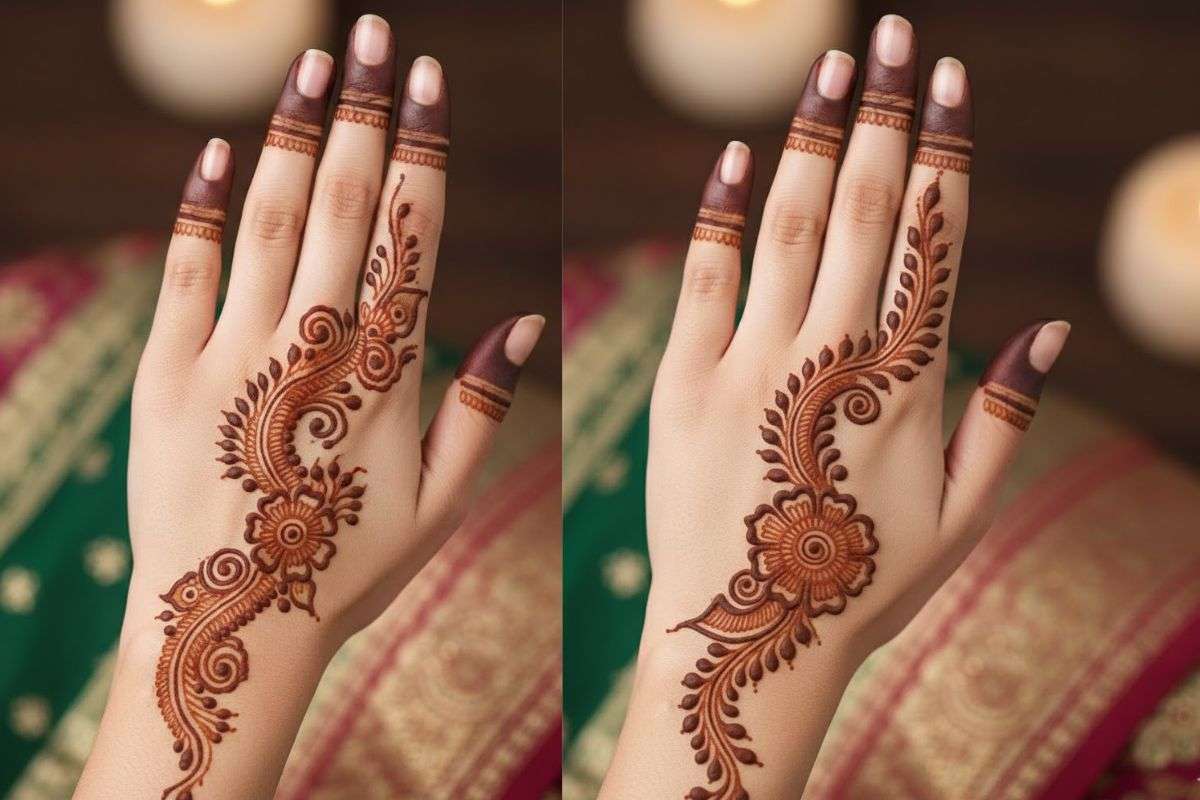 Simple Arabic Mehndi Design