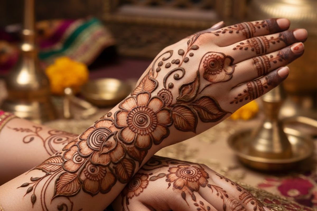 Arabic Mehndi Design (AI IMAGE)