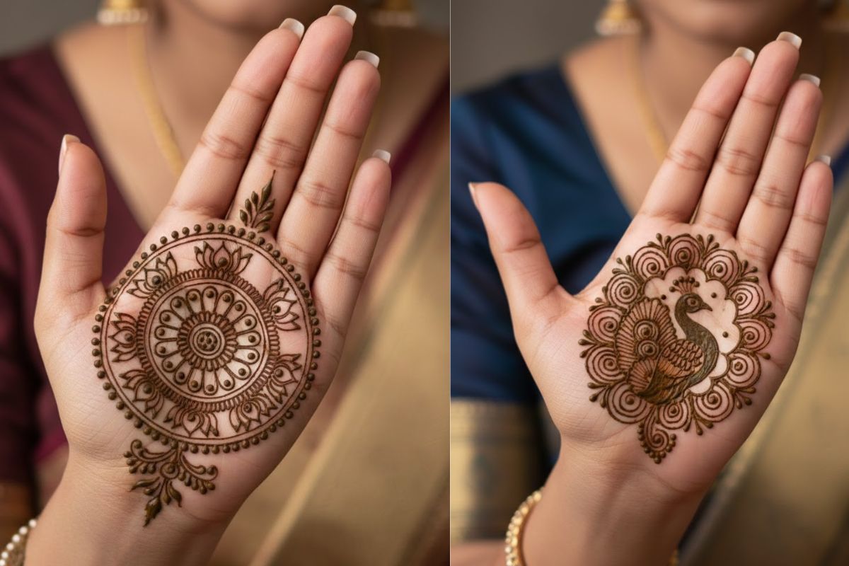 Centre Mehndi Design (AI IMAGE)