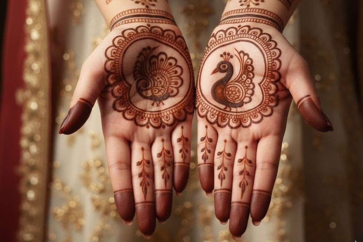 Peacock Mehndi Design
