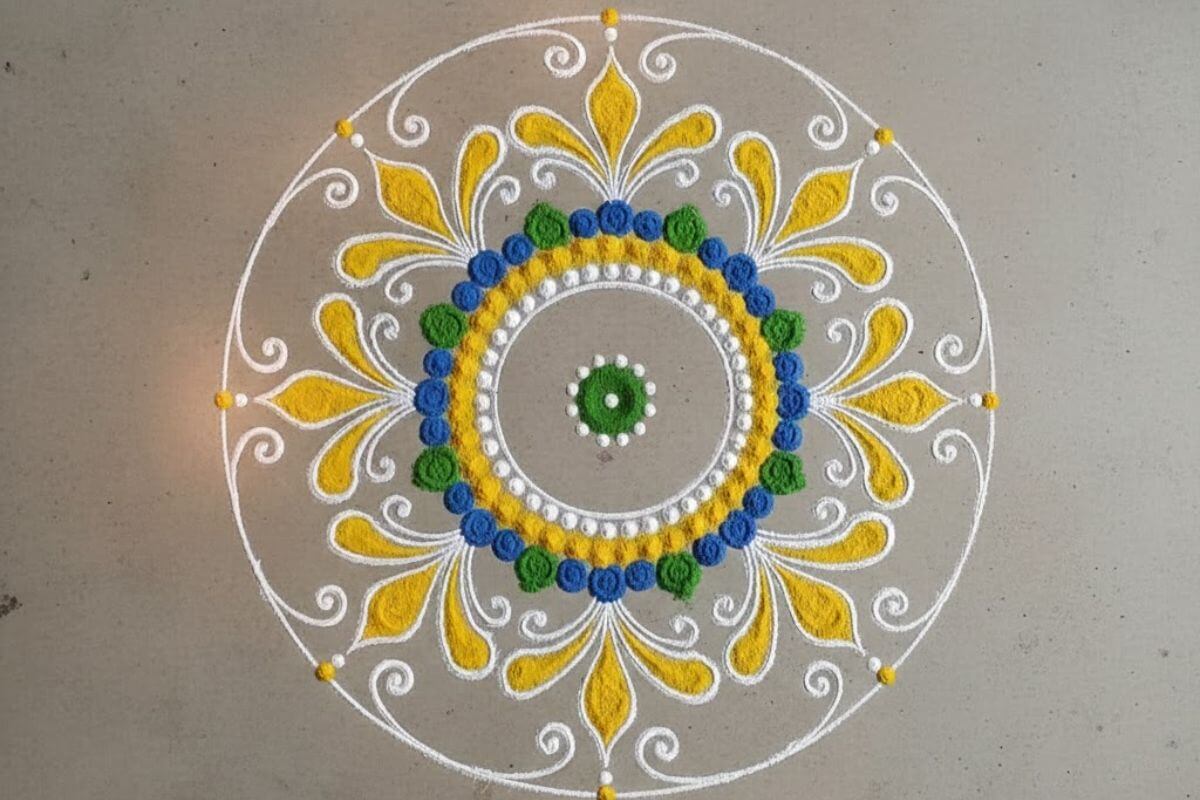Simple Rangoli Design 