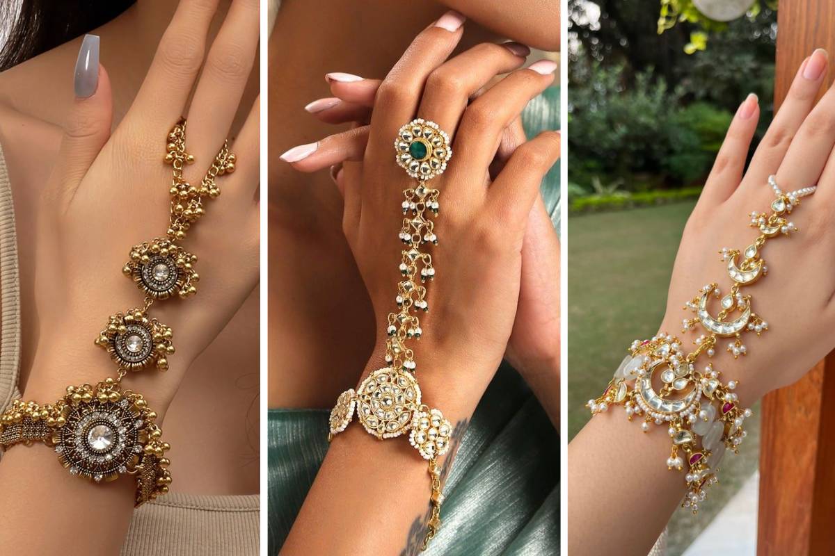 Traditional Hathphool Style Bracelets or Chain Bracelets: शादी-फेस्टिवल में सबकी नज़रें रोक लेगा यह ट्रेडिशनल हाथफूल स्टाइल ब्रेसलेट