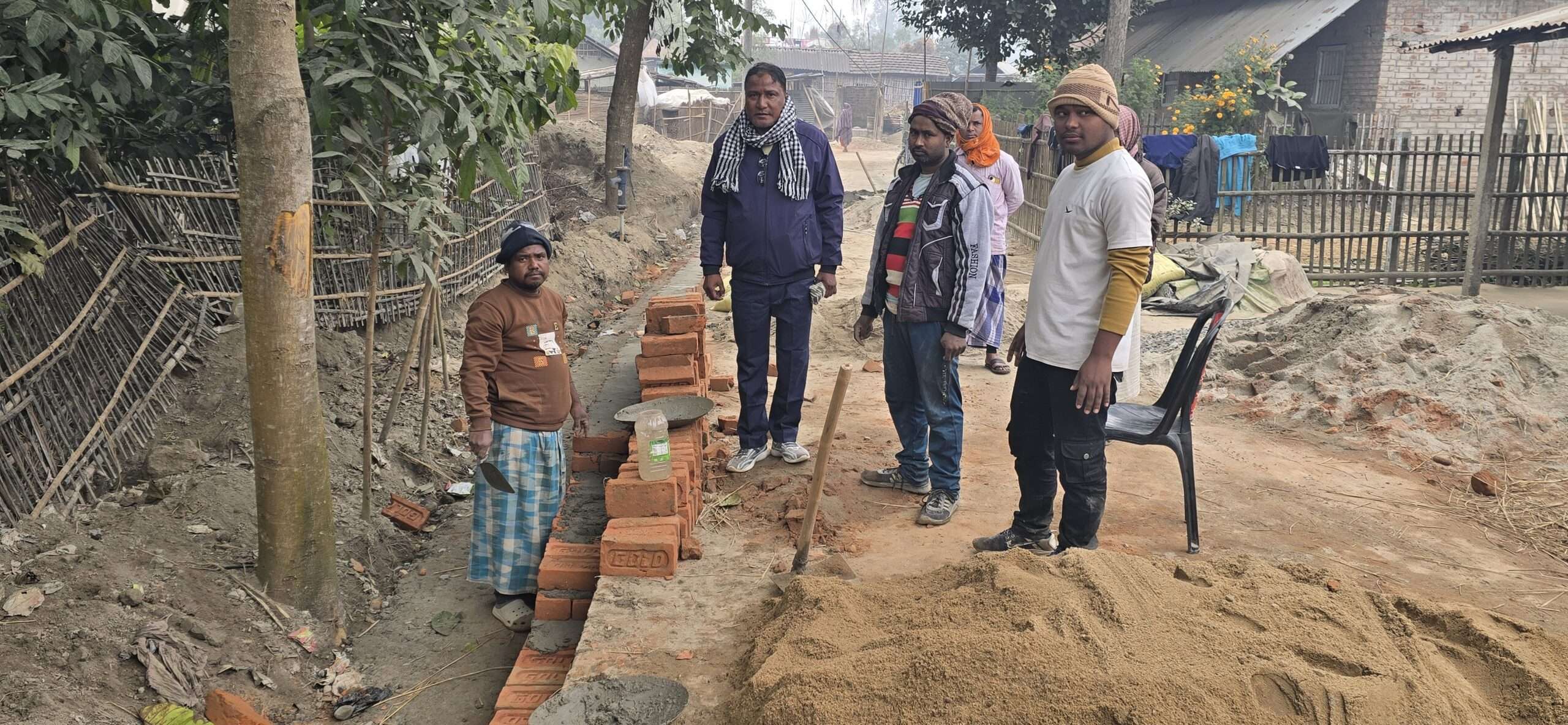 प्रभात इंपैक्ट, नाला निर्माण कार्य में अनियमिता पर लगायी फटकार