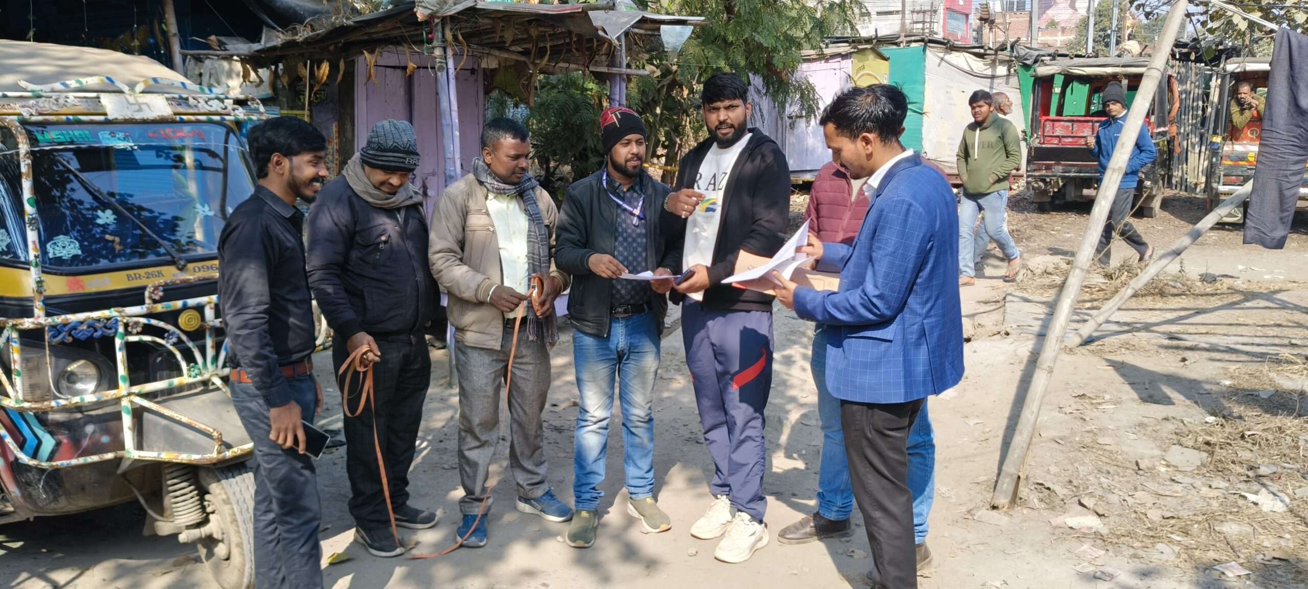 पुराने बस पड़ाव के वेंडिंग जोन में नगर निगम ने किया लेआउट