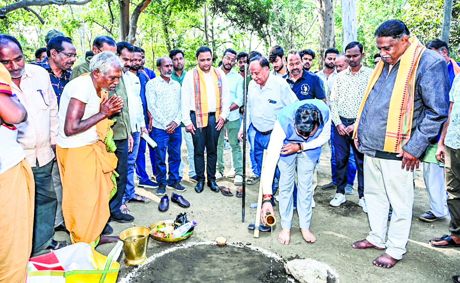 Jharsuguda News: 4.6 करोड़ रुपये की लागत से बाबा झाड़ेश्वर मंदिर को विकसित करने का काम शुरू