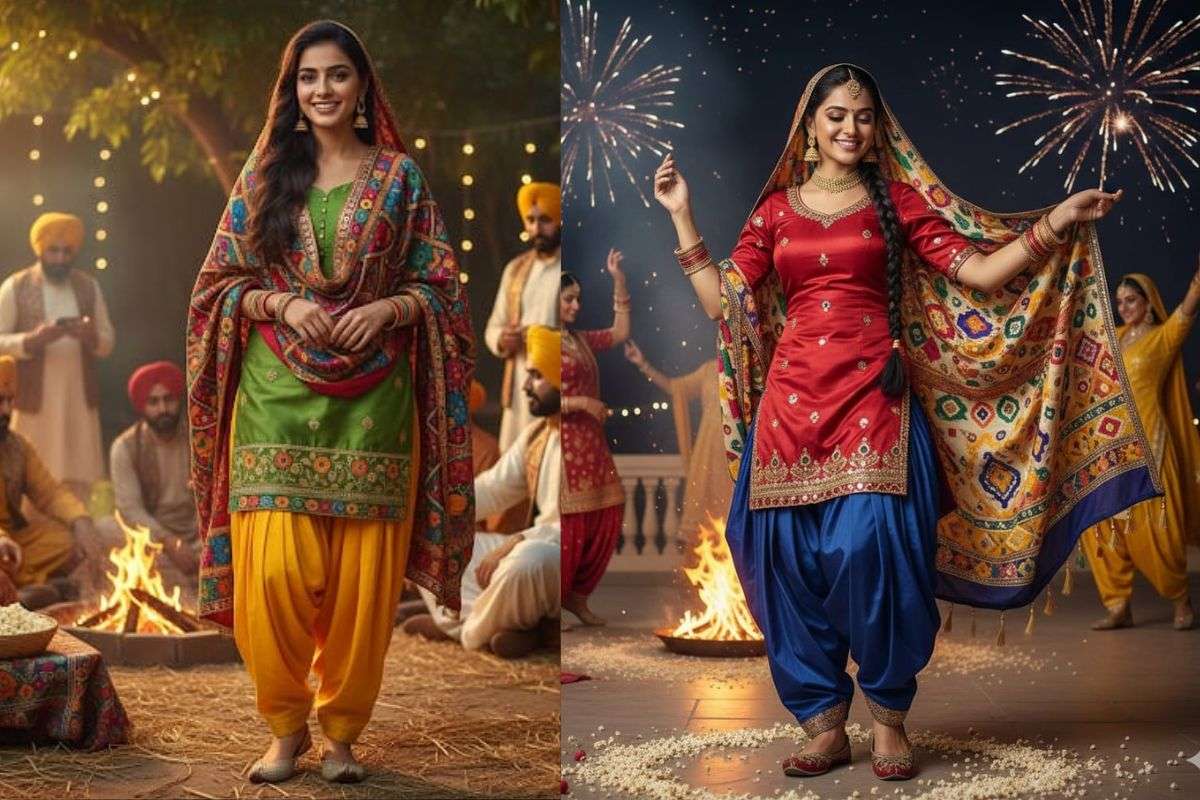 patiala suit for lohri
