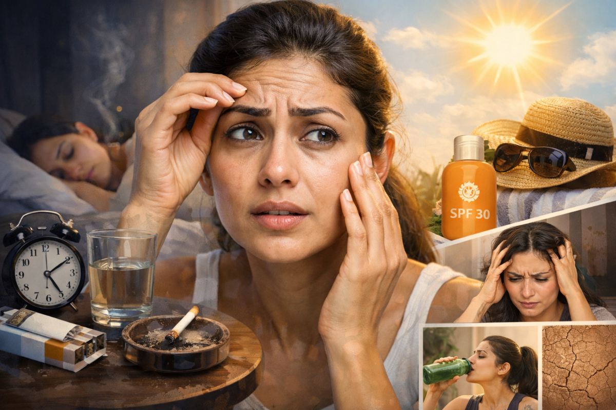 Beauty Tips: कम उम्र में ही चेहरे पर दिख रही झुर्रियां और फाइन लाइन्स? ये गलतियां समय से पहले ही आपकी स्किन को बना रही हैं बूढ़ा