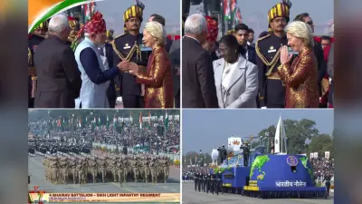 77th Republic Day 2026: सेना, युवा, ब्रह्मोस, अपाचे, धनुष, राफेल, सुखोई की परेड, कर्तव्य पथ पर दिखी भारत की ताकत