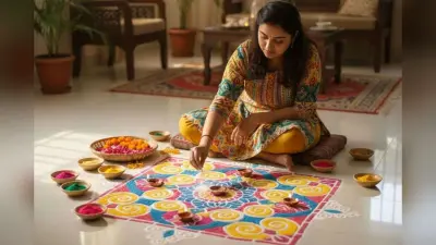 Simple Rangoli For Pongal: पोंगल फेस्टिवल पर घर के आंगन को सजाने के लिए यहां देखें सबसे सिंपल और खूबसूरत रंगोली डिजाइन