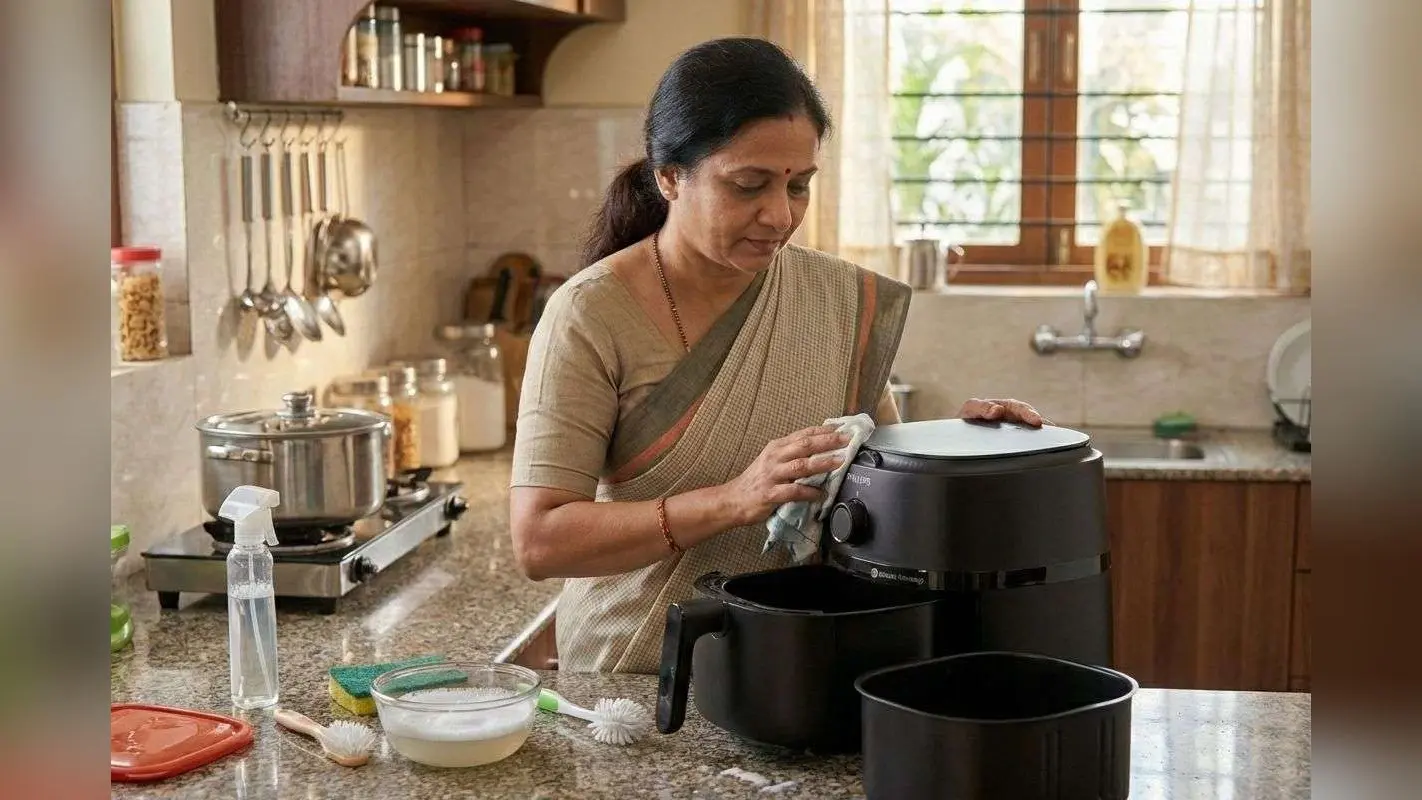 Air Fryer Cleaning Tips: एयर फ्रायर की डीप क्लीनिंग कैसे करें? जान लें सबसे आसान तरीका