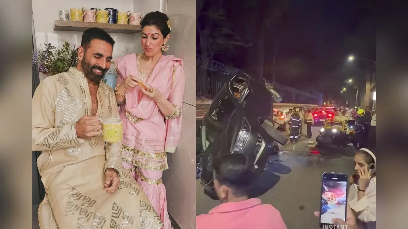 Akshay Kumar Accident: मुंबई में अक्षय कुमार की सुरक्षा गाड़ी का एक्सीडेंट, दो लोगों को आई चोटें, देखें वीडियो