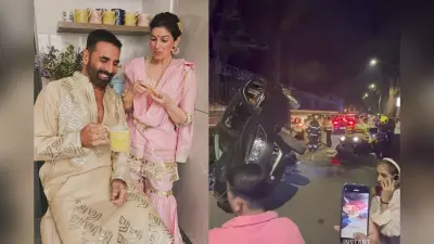 Akshay Kumar Accident: मुंबई में अक्षय कुमार की सुरक्षा गाड़ी का एक्सीडेंट, दो लोगों को आई चोटें, देखें वीडियो