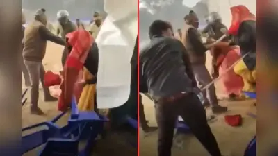 Hazaribagh: बड़कागांव गोंदलपुरा कोल परियोजना की जनसुनवाई में भयंकर बवाल, हरवे हथियार लेकर पहुंचे लोग