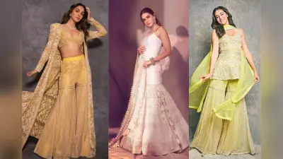 Sharara Dress: शादी के फंक्शन और फेस्टिवल के मौके पर पाएं स्टाइलिश और ग्रेसफुल लुक, यहां देखें सबसे खूबसूरत शरारा ड्रेस