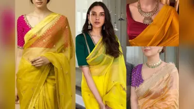 Best Blouse Colors For Yellow Saree: पीली साड़ी में परफेक्ट लुक पाने के लिए पहनें ये कॉन्ट्रास्ट ब्लाउज कलर्स, हर नजरें आप पर टिक जाएंगी