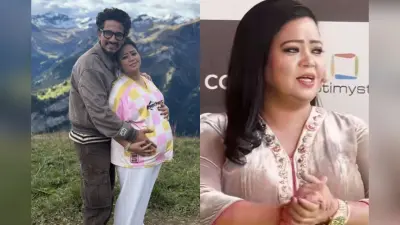 डिलीवरी के दो हफ्ते बाद काम पर लौटीं भारती सिंह, पैपराजी के बीच बांटी मिठाई