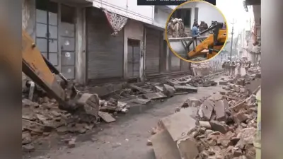 Bulldozer Action: पत्थरबाजों के खिलाफ बुलडोजर कार्रवाई, जयपुर में अवैध निर्माण ध्वस्त