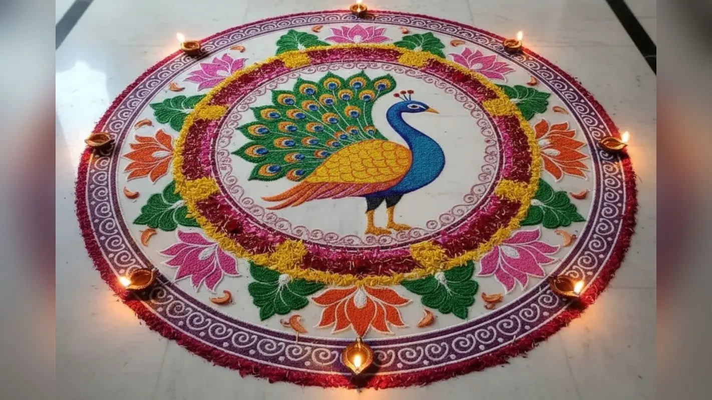 Easy Rangoli Designs: कम समय में बनाएं शानदार और क्रिएटिव रंगोली, देखें सबसे आसान और खूबसूरत डिजाइन