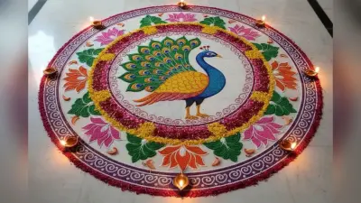 Easy Rangoli Designs: कम समय में बनाएं शानदार और क्रिएटिव रंगोली, देखें सबसे आसान और खूबसूरत डिजाइन