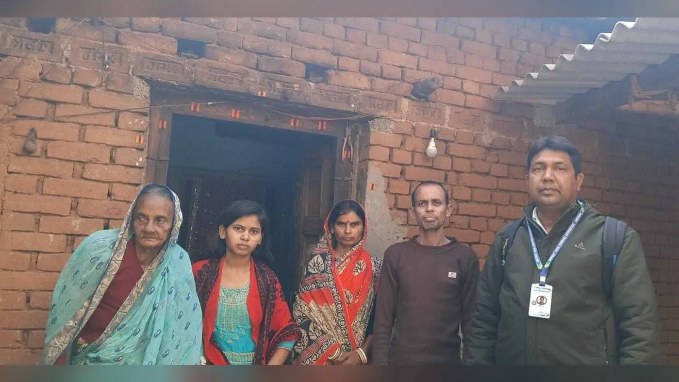 मृतक के परिजन को दी मुफ्त कानूनी सहायता की जानकारी