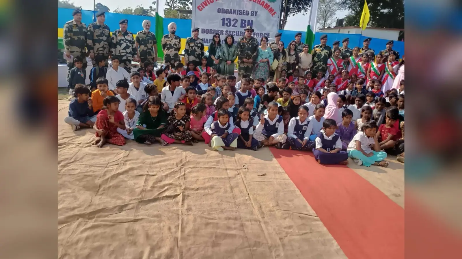 132वीं बटालियन बीएसएफ ने महिला बैरक का किया उद्घाटन