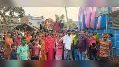 मां सरवती को नम आंखों से दी गयी विदाई