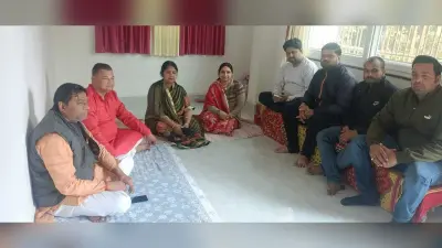 प्रधानमंत्री की मन की बात बूथ अध्यक्ष के आवास पर सुनी गयी