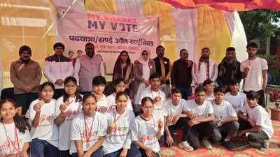पीएम श्री विद्यालय सुखासन में समारोह पूर्वक मनाया गया राष्ट्रीय मतदाता दिवस