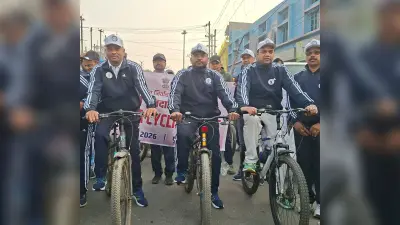 मतदाता दिवस पर साइकिल रैली का आयोजन