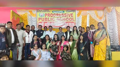 विद्यालय के स्थापना दिवस पर बच्चों के मनमोहक प्रस्तुति ने सबों को मोहा