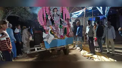 प्रतिमा विसर्जन के साथ सरस्वती पूजा संपन्न