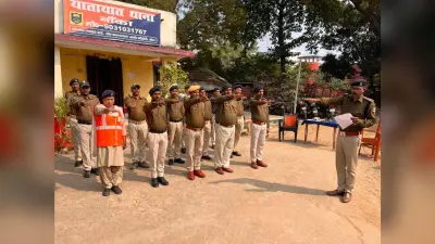 मतदाताओं को जागरूक करने के प्रति पुलिसकर्मियों ने ली शपथ