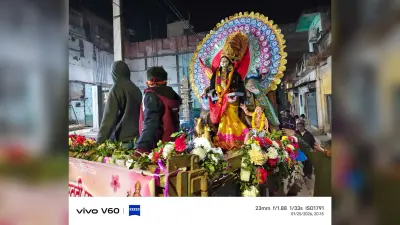 अश्रुपूर्ण नेत्रों से मां शारदे को दी गयी विदाई