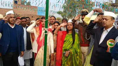 गणतंत्र दिवस पर देशभक्ति के रंग में रंगा रामगढ़