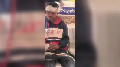 सरस्वती पूजा विसर्जन के दौरान डीजे पलटने से युवक हुआ जख्मी