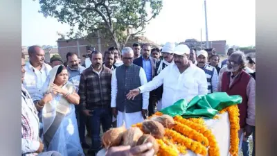 विधायक संजय प्रसाद यादव ने विकास परियोजनाओं की रखी आधारशिला