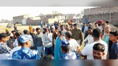 Bhagalpur news ब्लॉक के पीछे की सरकारी भूमि को अतिक्रमण मुक्त कराया