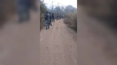 पुलिस ने सीमावर्ती क्षेत्र में चलाया अभियान