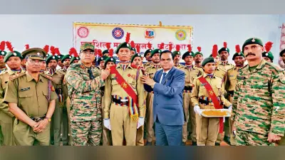 East Singhbhum News : एनसीसी कैडटों की कार्य पद्धति पर कर्नल ने प्रसन्नता जतायी