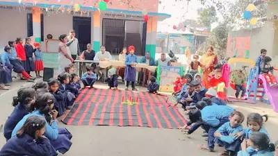 प्रारंभिक विद्यालयों में बाल मेले में कक्षा एक में नामांकन को लेकर दिखा उत्साह