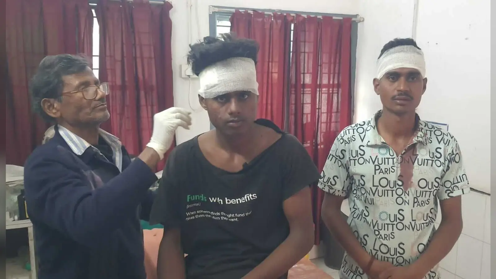 रंजिश में मामा व भगिना को लाठी-डंडे से पीटकर किया घायल