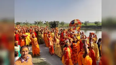 कलशयात्रा के साथ धार्मिक अनुष्ठान शुरू