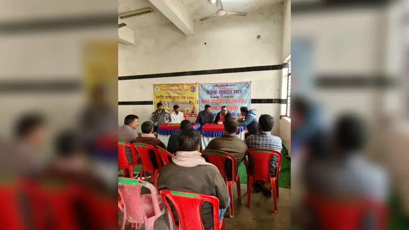 परिवहन विभाग ने चालकों की करायी नेत्र जांच