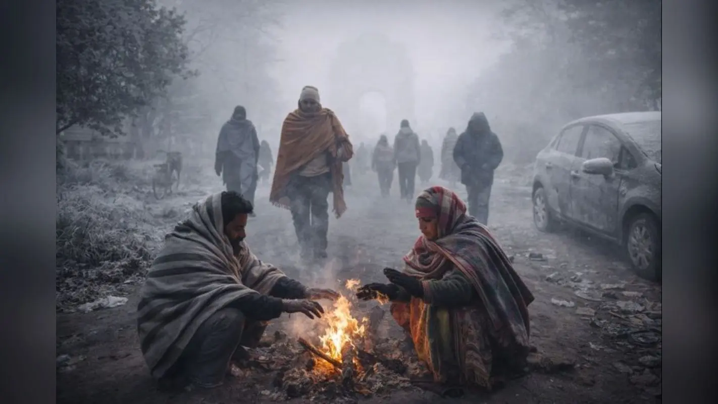 राजधानी का पारा 24 घंटे में तीन डिग्री गिरा
