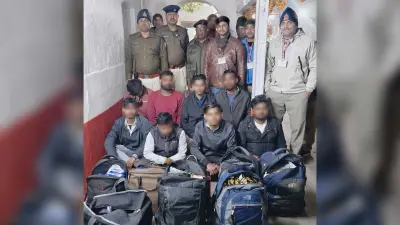 ओडिशा संपर्क क्रांति एक्सप्रेस से 108 लीटर अंग्रेजी शराब के साथ आठ धंधेबाज गिरफ्तार